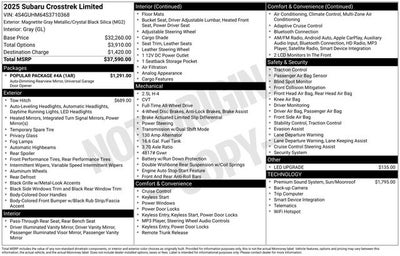 2025 Subaru Crosstrek Limited
