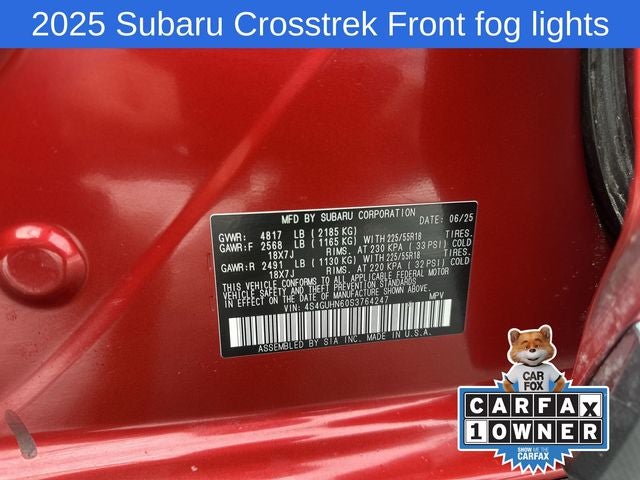2025 Subaru Crosstrek Limited