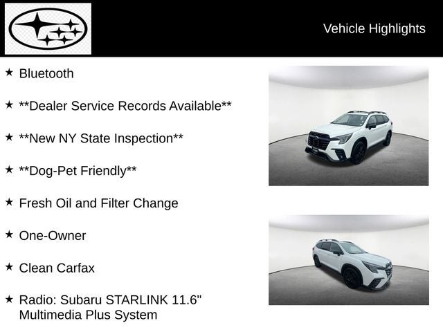 2023 Subaru Ascent Onyx Edition