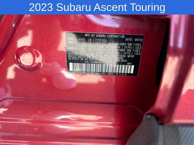 2023 Subaru Ascent Touring