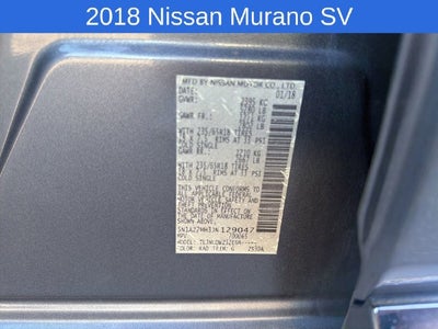 2018 Nissan Murano SV