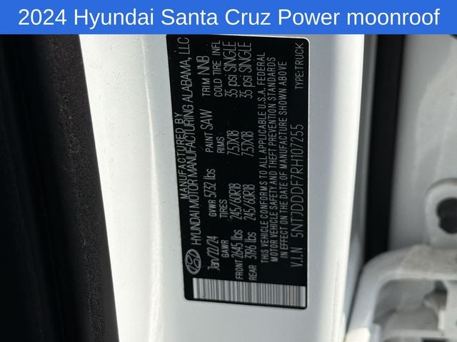 2024 Hyundai Santa Cruz XRT
