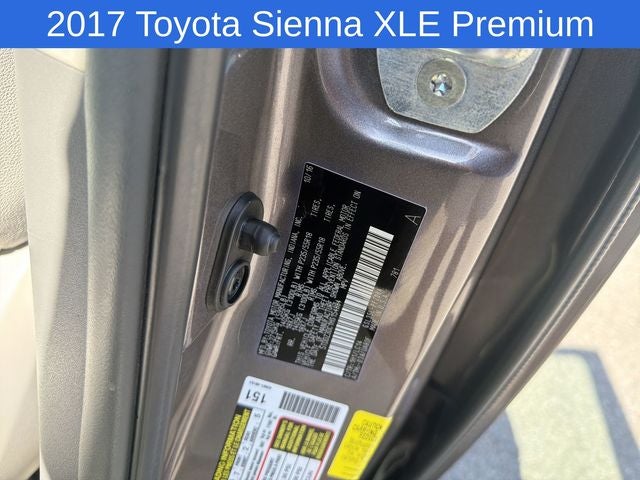 2017 Toyota Sienna XLE Premium 7 Passenger