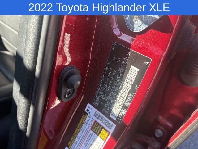 2022 Toyota Highlander XLE