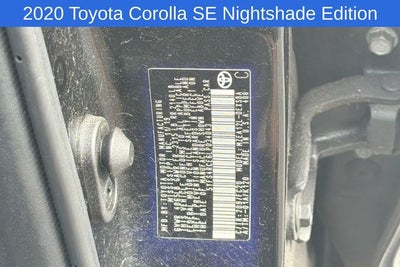 2020 Toyota Corolla SE Nightshade