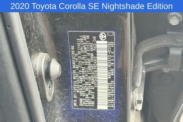 2020 Toyota Corolla SE Nightshade