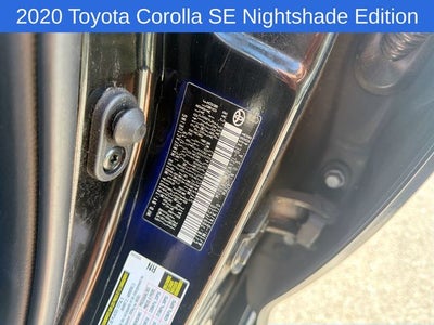 2020 Toyota Corolla SE Nightshade