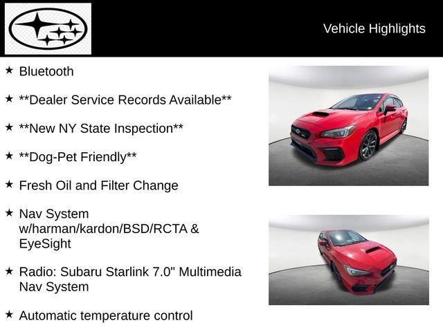 2018 Subaru WRX Limited