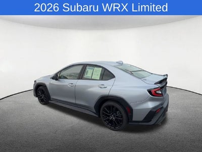 2026 Subaru WRX Limited