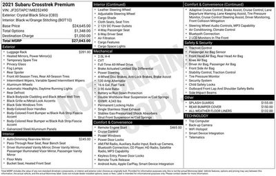 2021 Subaru Crosstrek Premium