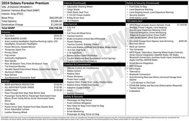 2024 Subaru Forester Premium
