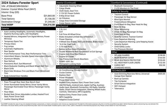 2024 Subaru Forester Sport