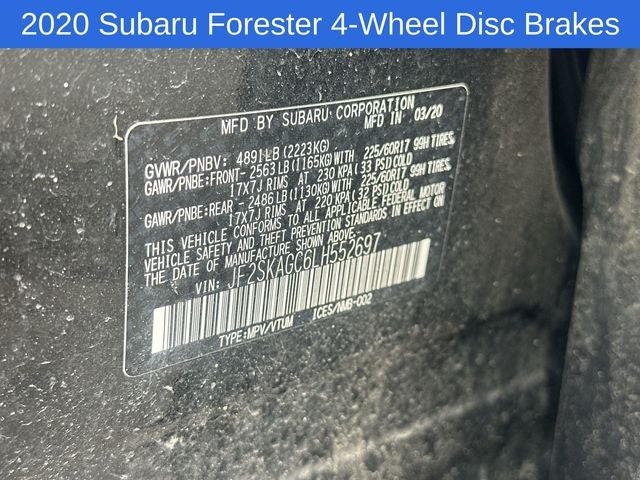 2020 Subaru Forester Premium