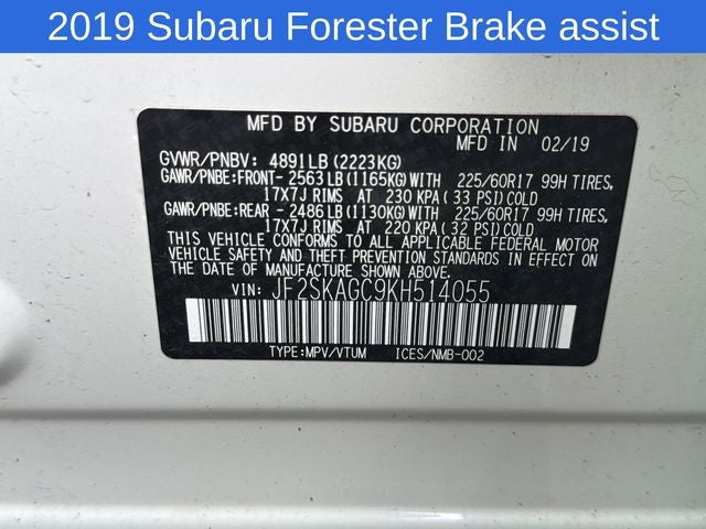 2019 Subaru Forester Premium