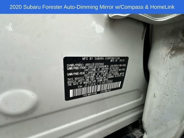 2020 Subaru Forester Sport