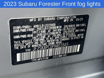 2023 Subaru Forester Limited