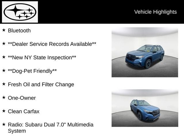 2025 Subaru Forester Base