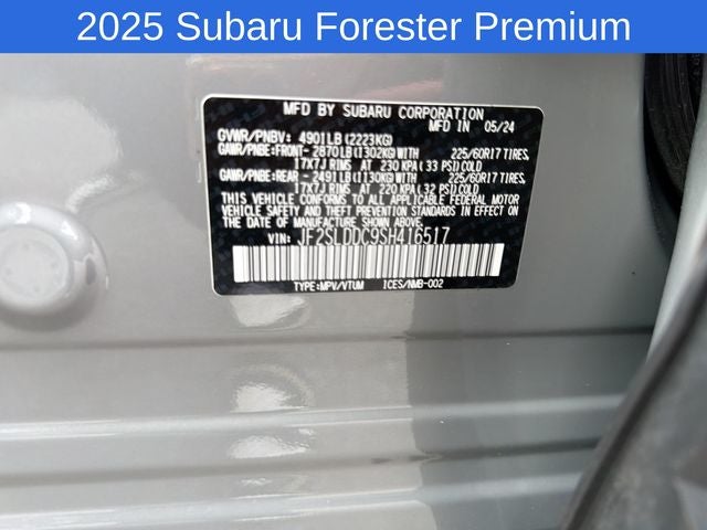 2025 Subaru Forester Premium