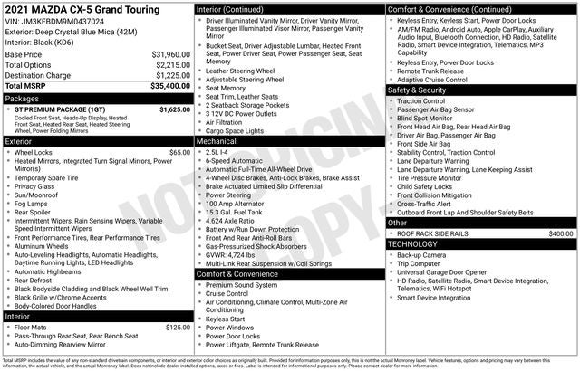 2021 Mazda Mazda CX-5 Grand Touring