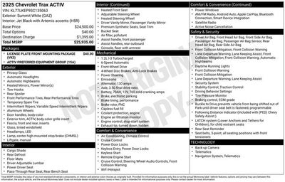 2025 Chevrolet Trax ACTIV