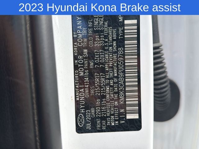 2023 Hyundai Kona SEL