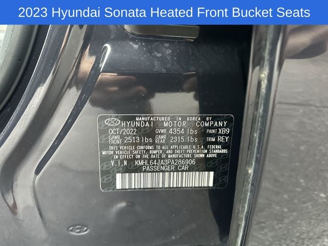 2023 Hyundai Sonata SEL