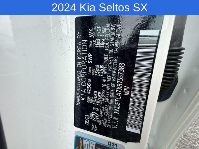 2024 Kia Seltos SX