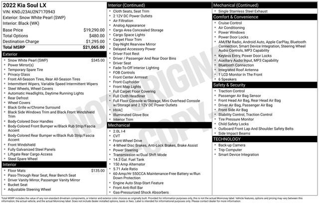 2022 Kia Soul LX