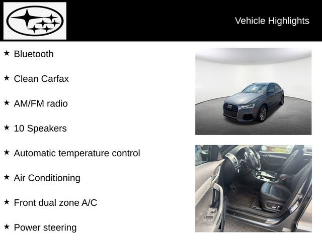 2017 Audi Q3 2.0T Premium quattro