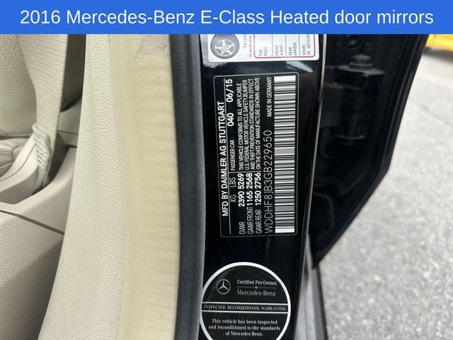 2016 Mercedes-Benz E-Class E 350 4MATIC®