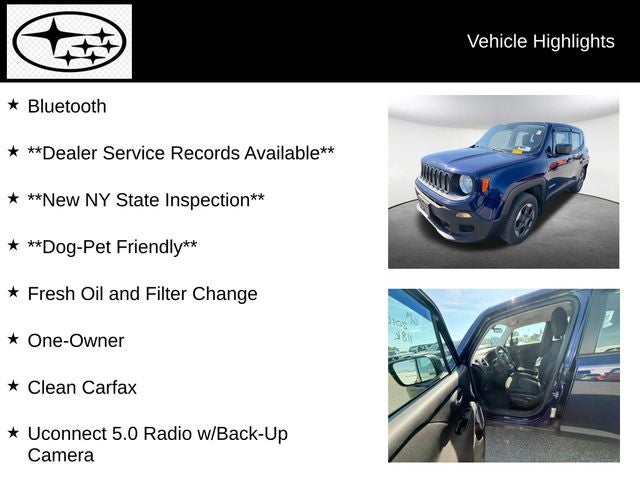 2016 Jeep Renegade Sport