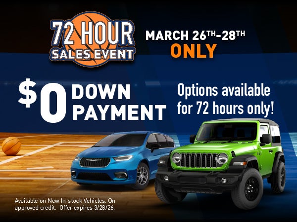 72 hour sales event